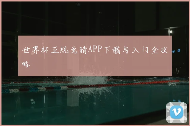 世界杯正规竞猜APP下载与入门全攻略